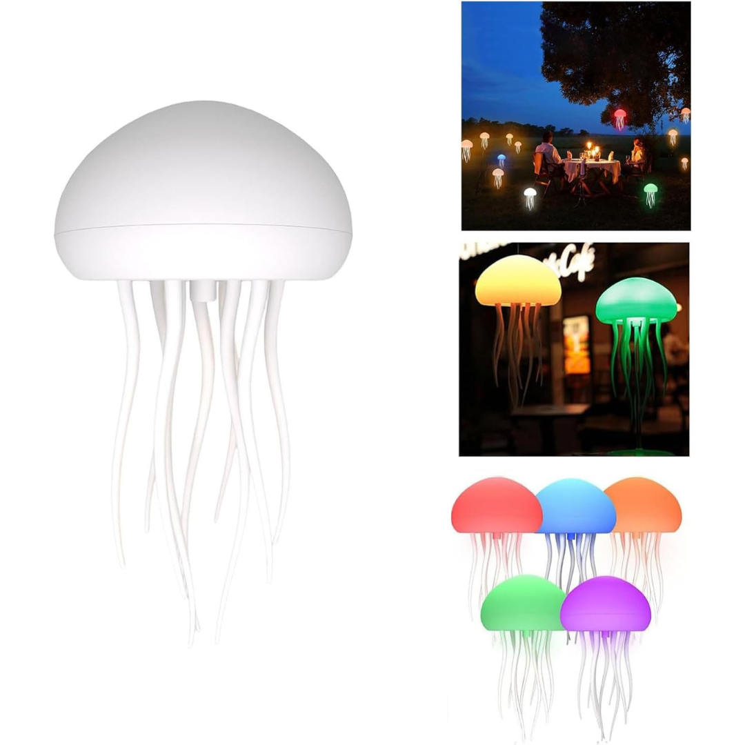 Rechargeable Jellyfish Table Lamp